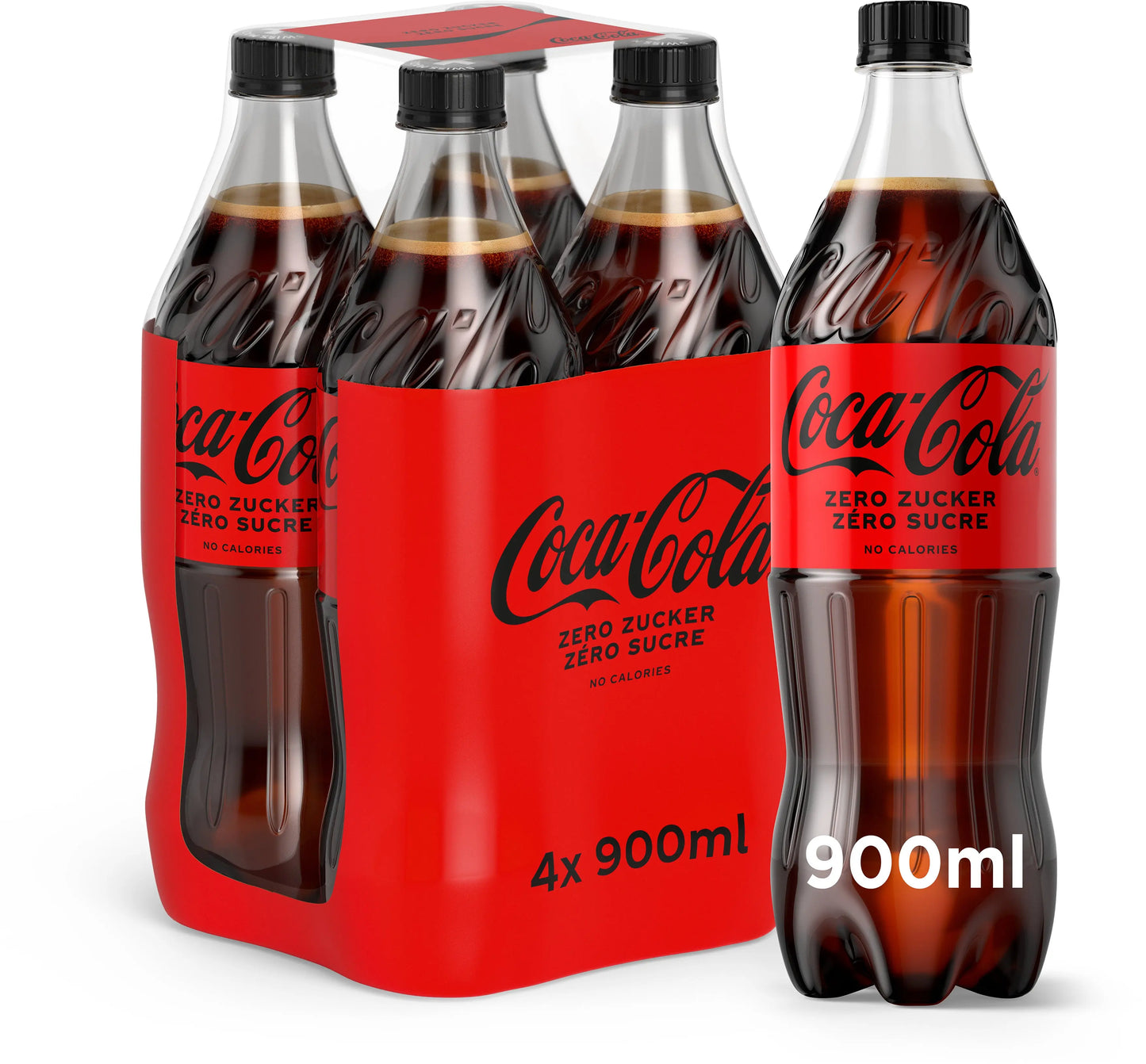COCA COLA Zero 2456801 90cl, 4 Stk. Idealshop