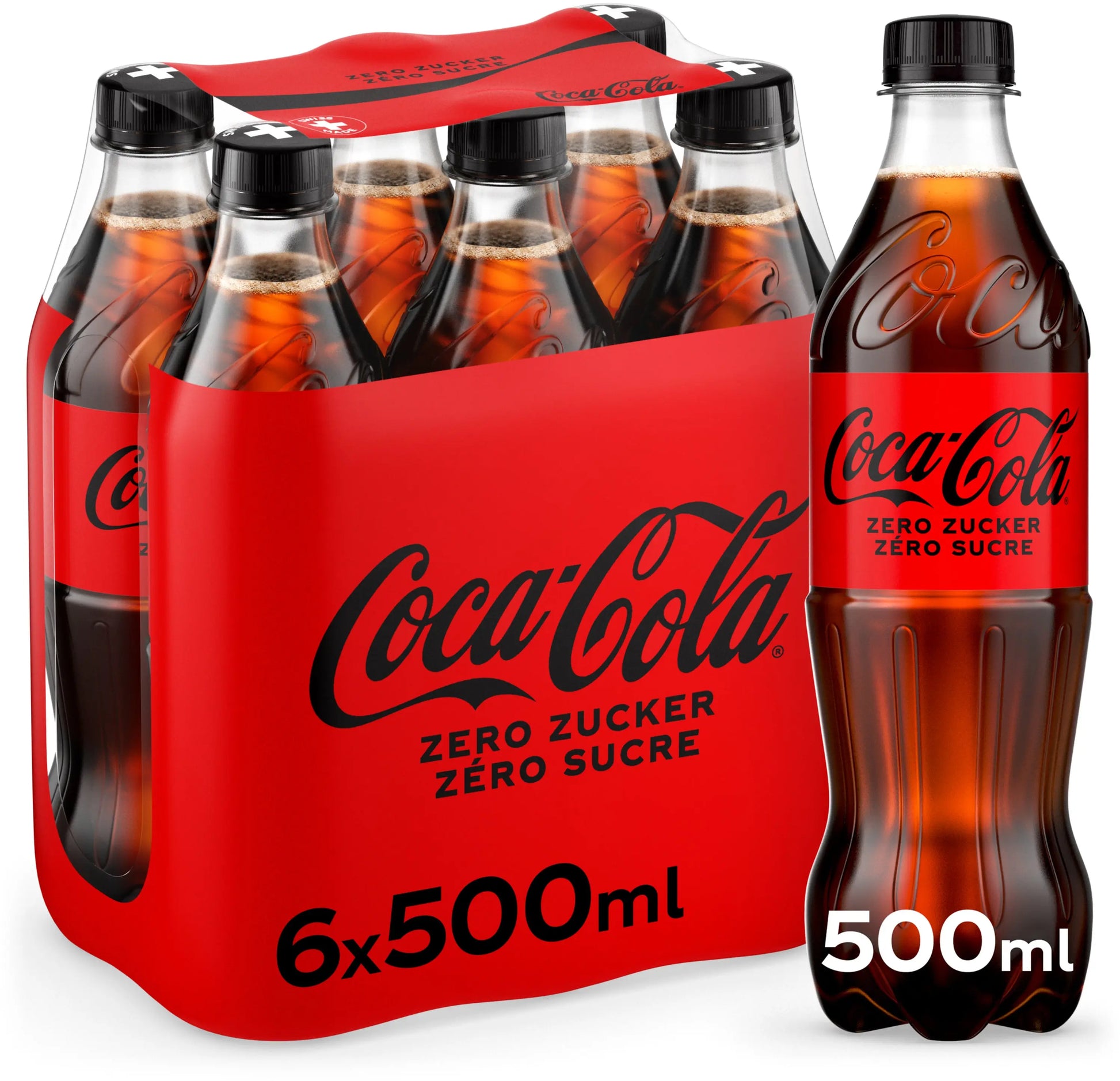 COCA COLA Zero 298008 50cl, 6 Stk. Idealshop