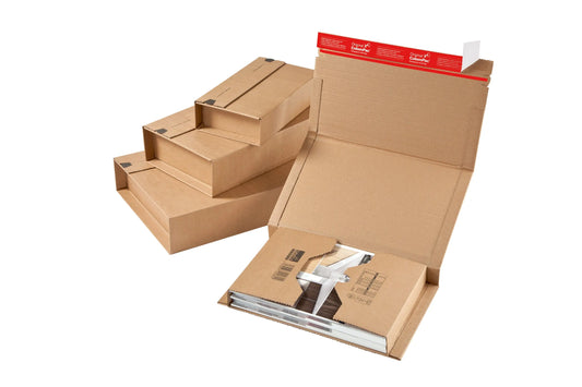 COLOMPAC Univ.Versandverpackung A5 2053502 217x155x60mm braun 20 Stück Idealshop
