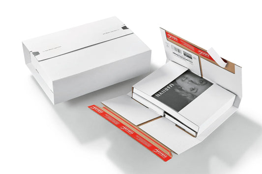 COLOMPAC Univ.Versandverpackung f.B5 2053518 250x190x75mm weiss 20 Stück Idealshop