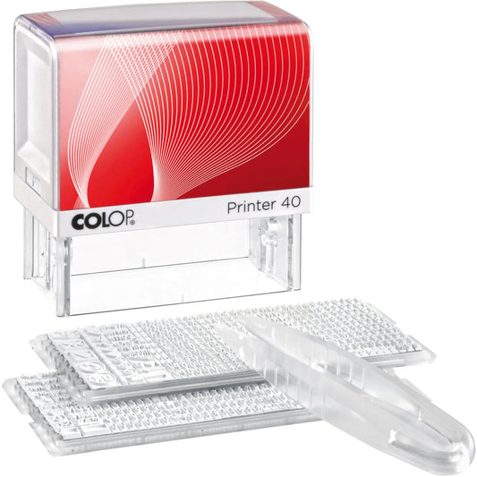 COLOP Mehrtextstempel 40/2-SET 5 Zeilen 59x23mm Idealshop