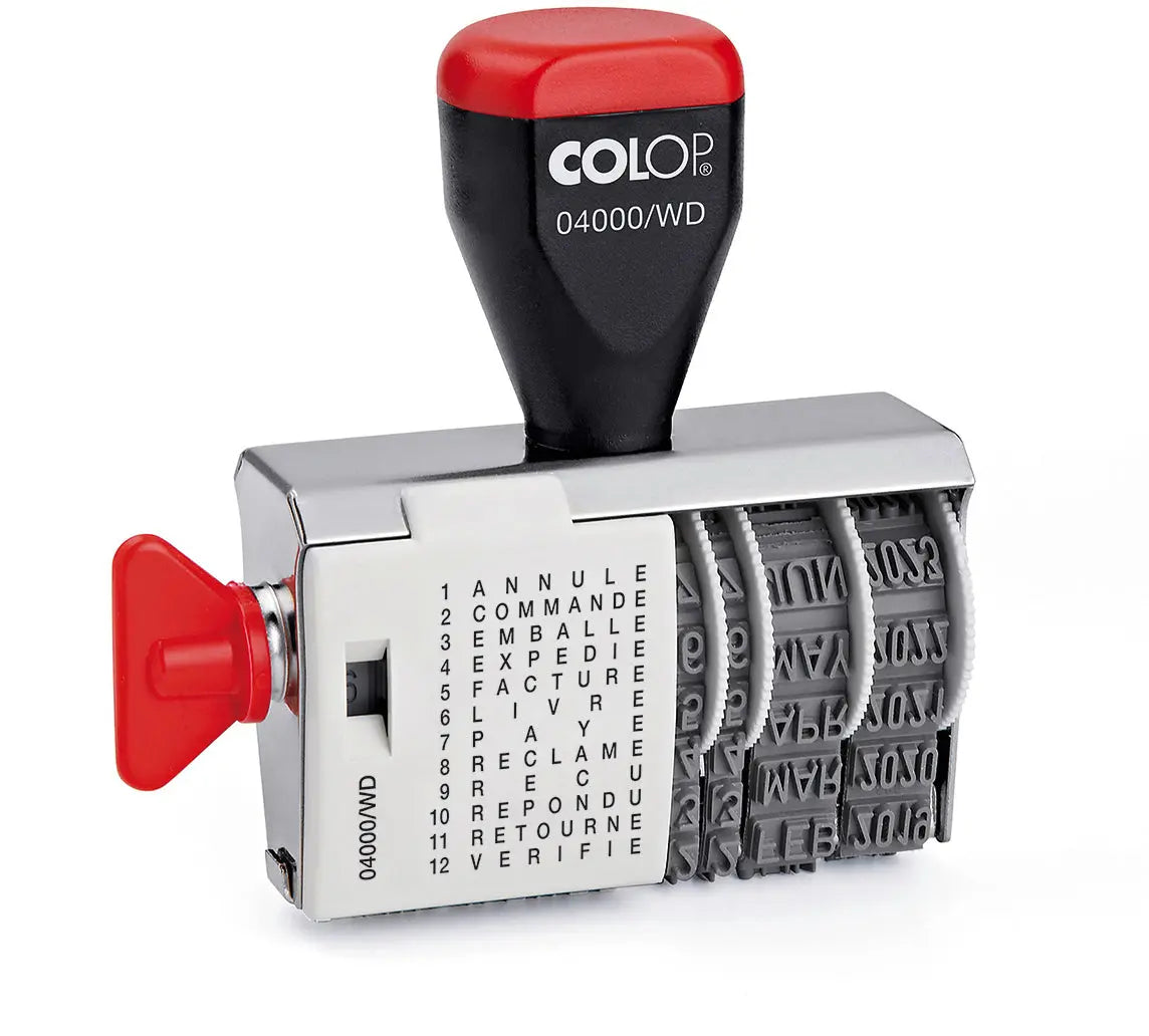 COLOP Mehrtextstempel 4000WD/F 12 Texte F Idealshop