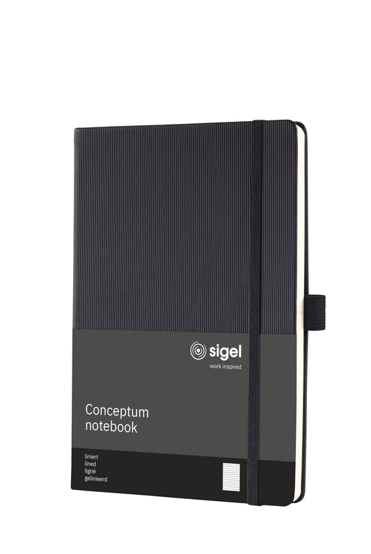 CONCEPTUM Notizbuch A5 CO122 liniert schwarz Idealshop