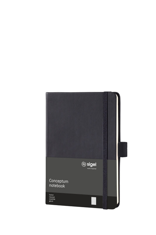 CONCEPTUM Notizbuch A6 CO131 kariert schwarz Idealshop