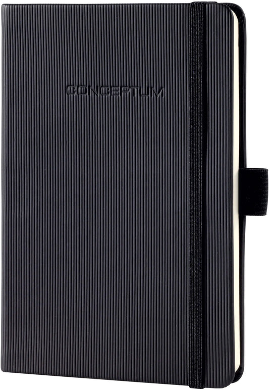 CONCEPTUM Notizbuch A6 CO132 liniert, 80g, 194 Bl. schwarz Idealshop