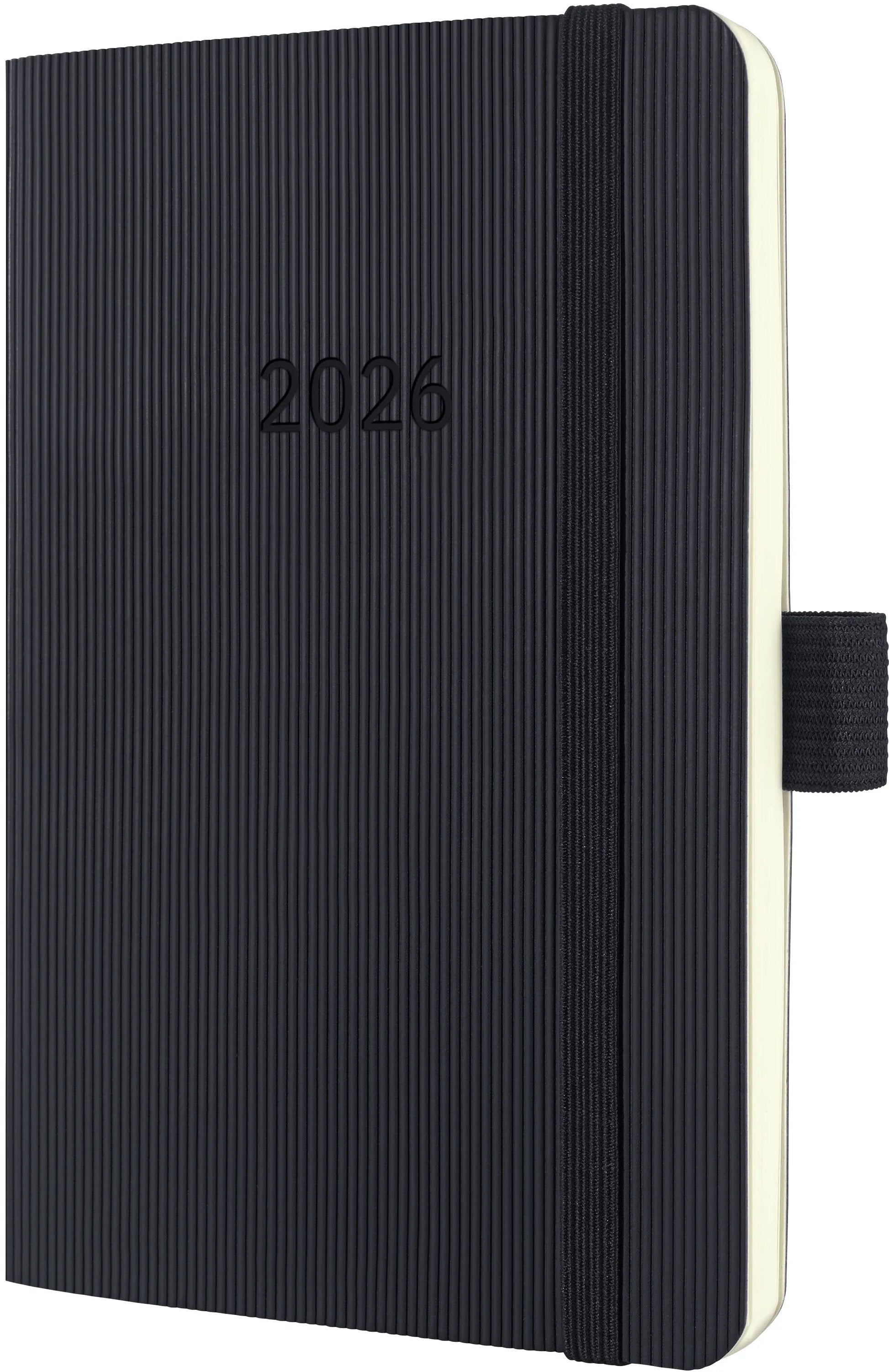 CONCEPTUM Wochenkalender 2026 C2623 1W/2S schwarz 9.3x14cm Idealshop
