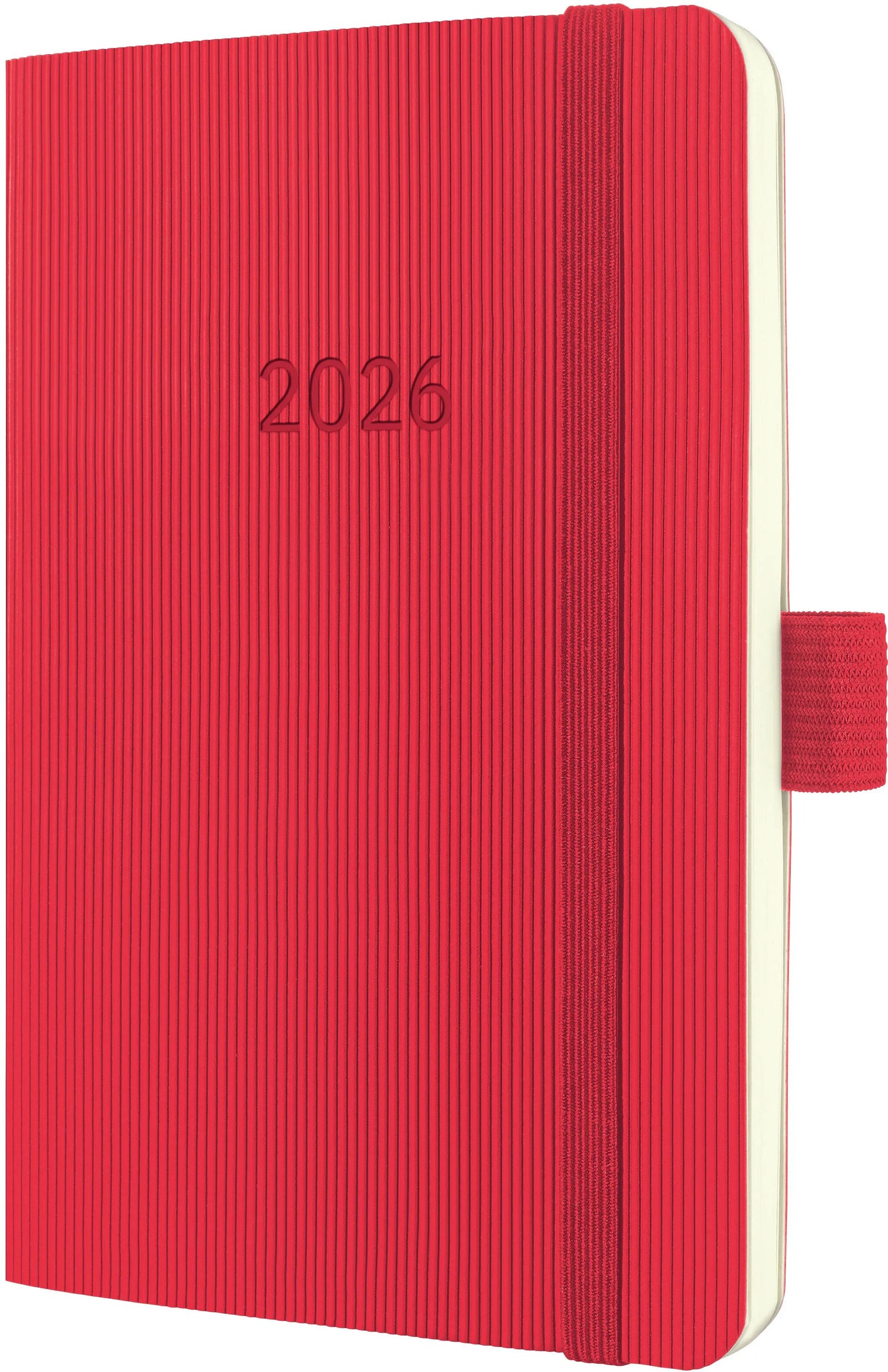 CONCEPTUM Wochenkalender 2026 C2635 1W/2S rot 9.3x14cm Idealshop