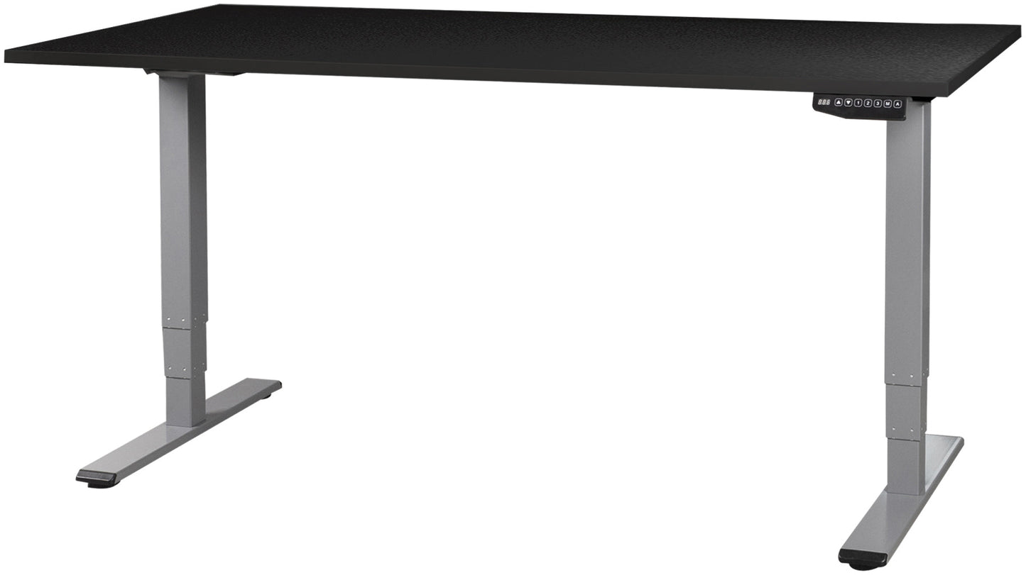 CONTINI Bürotisch ET225E 180x80cm 112183 schwarz/grau Idealshop