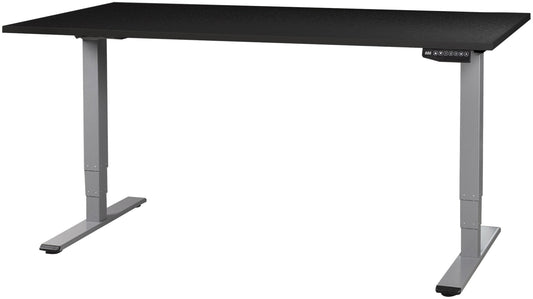 CONTINI Bürotisch ET225E 180x80cm 112183 schwarz/grau Idealshop