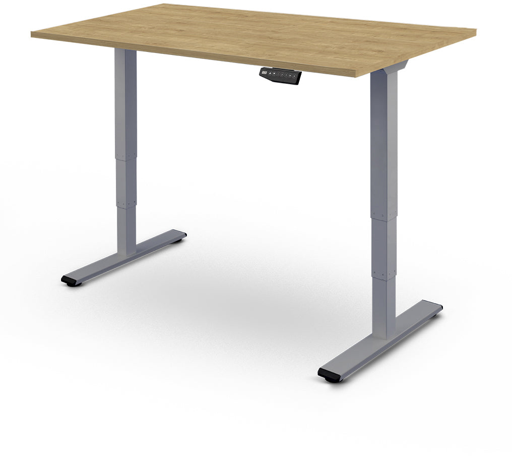 CONTINI Bürotisch ET225E 140x80cm 112377 Eiche/grau Idealshop