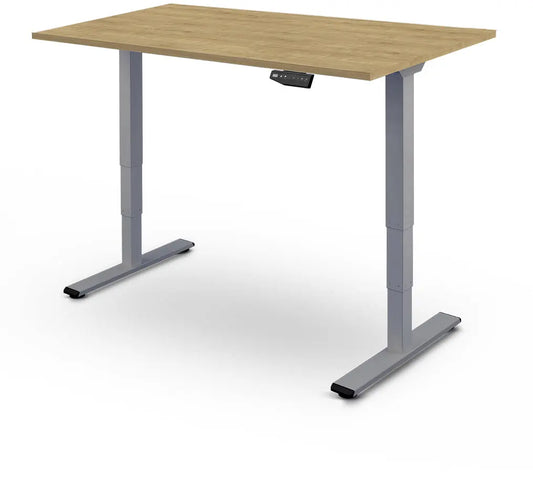CONTINI Bürotisch ET225E 140x80cm 112377 Eiche/grau Idealshop