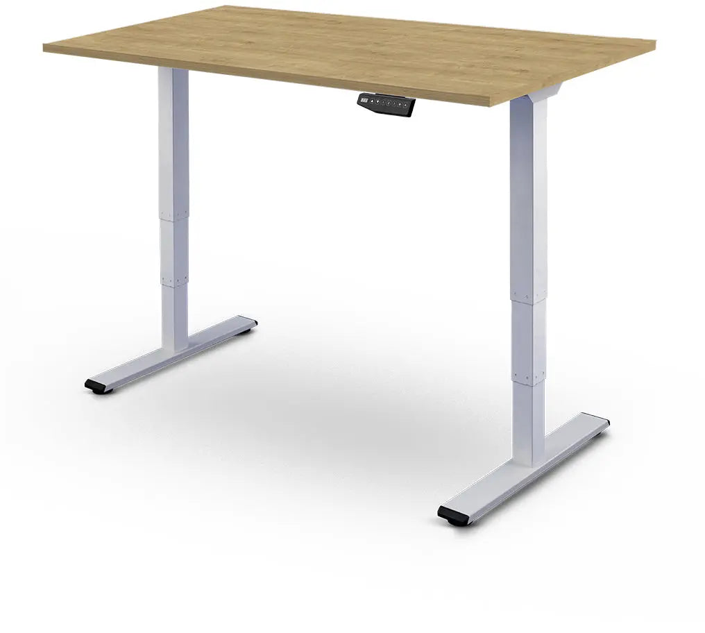 CONTINI Bürotisch ET225E 140x80cm 112378 Eiche/weiss Idealshop