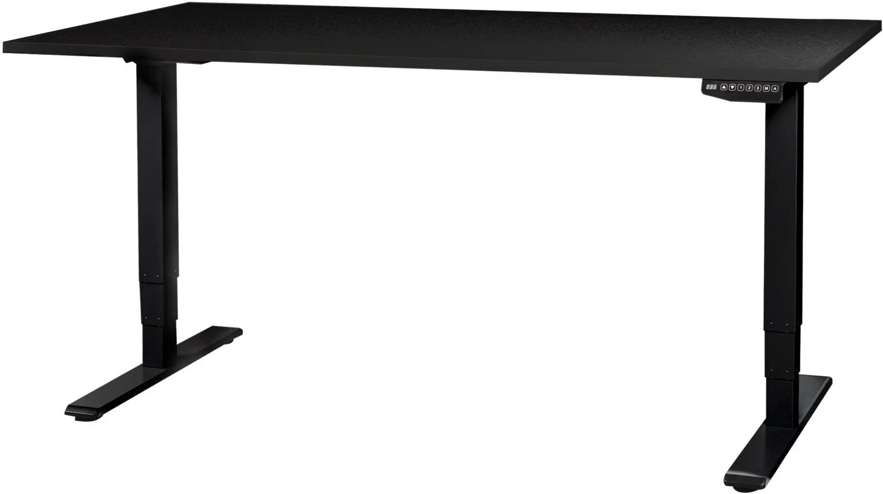 CONTINI Bürotisch ET225E 160x80cm 108177 schwarz/schwarz Idealshop