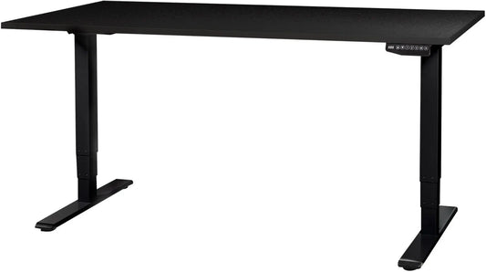 CONTINI Bürotisch ET225E 180x80cm 108178 schwarz/schwarz Idealshop
