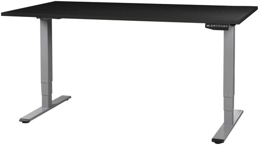 CONTINI Bürotisch ET225E 180x80cm 112183 schwarz/grau Idealshop