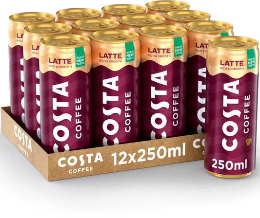 COSTA Coffee Latte 2021707 25cl. 12 Stk. Idealshop