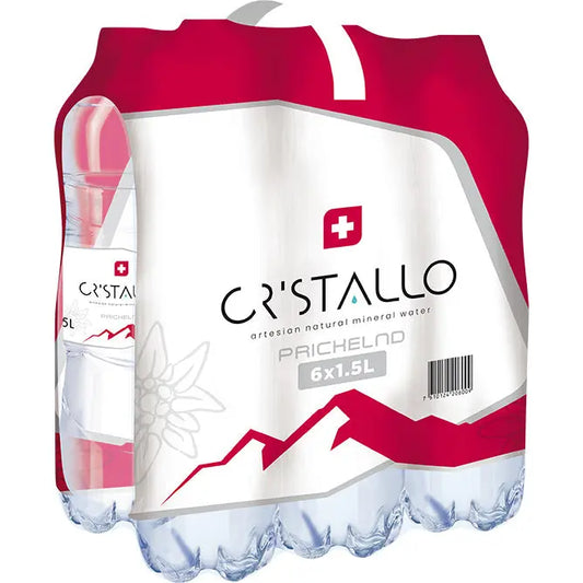 CRISTALLO rot, mit Kohlensäure, Pet 2080 150 cl, 6 Stk. Idealshop