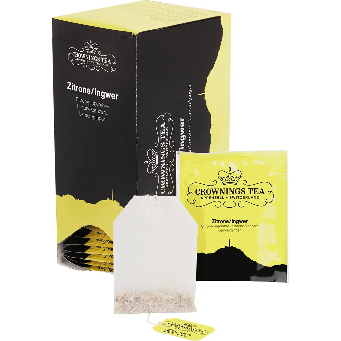 CROWNING'S Zitrone/Ingwer 104655 Beutel 1.8g, 25 Stk. Idealshop