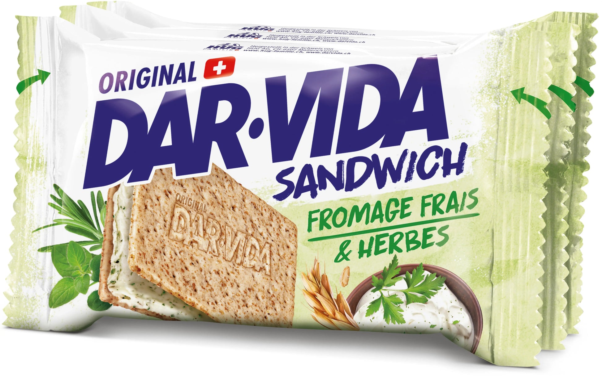 DAR-VIDA Sandwich Frischkäse& Kräuter 5362000 65g, 3 Stk. Idealshop