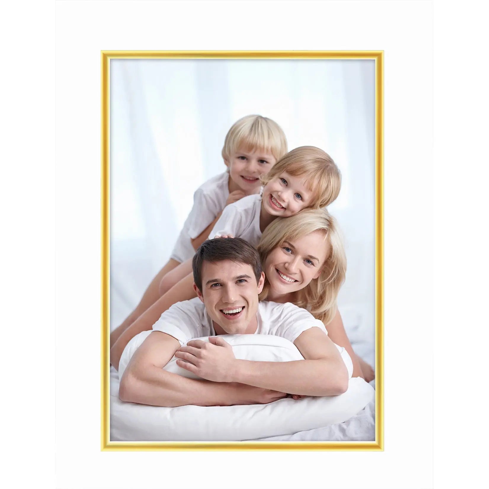DEBEX Wechselrahmen 21x29,7cm 727002-210X2 Kunststoff gold Idealshop