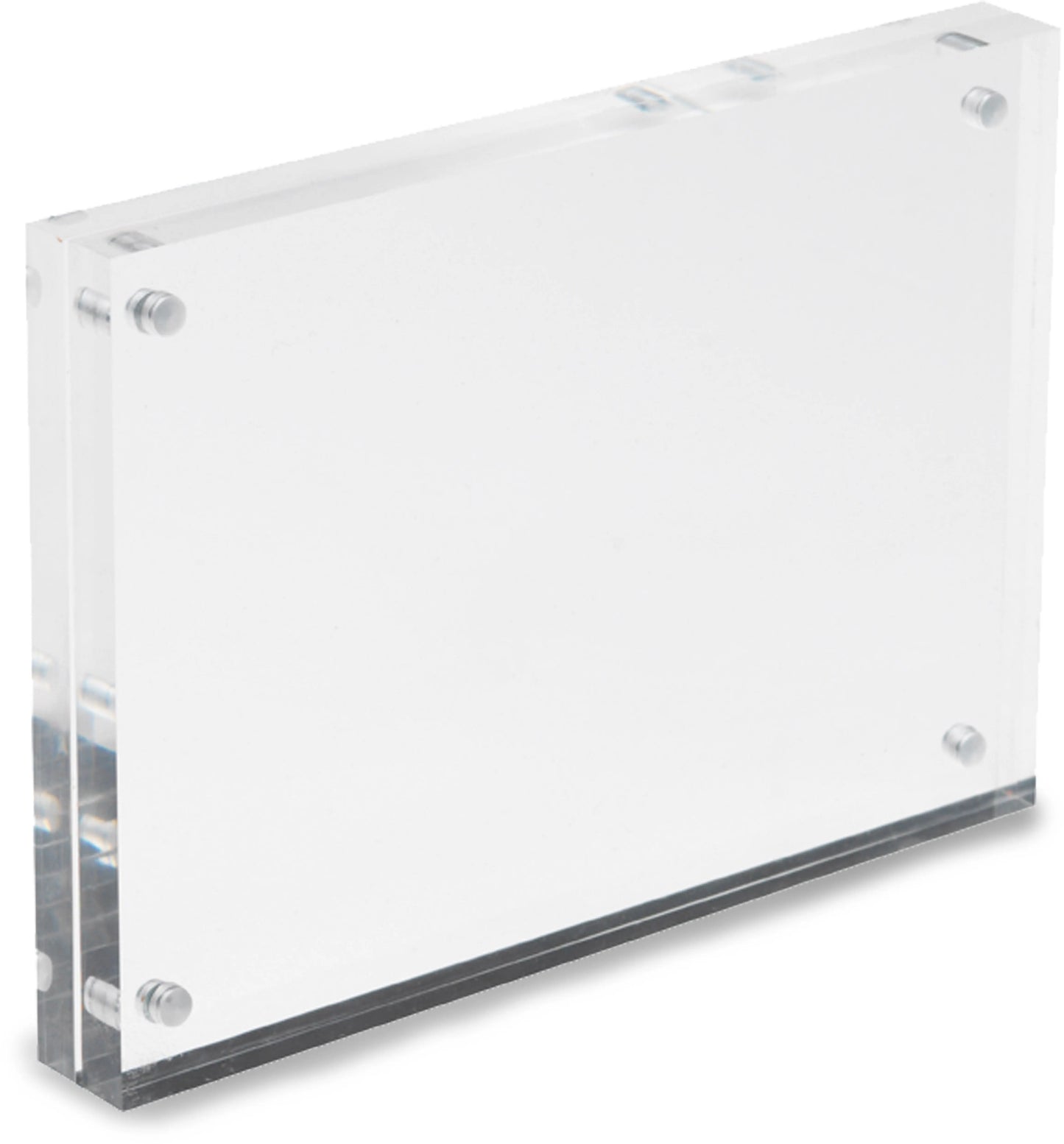DEFLECTO Magnet. Acrylblock A6 MCHA611 transparent 2x7.5mm Idealshop