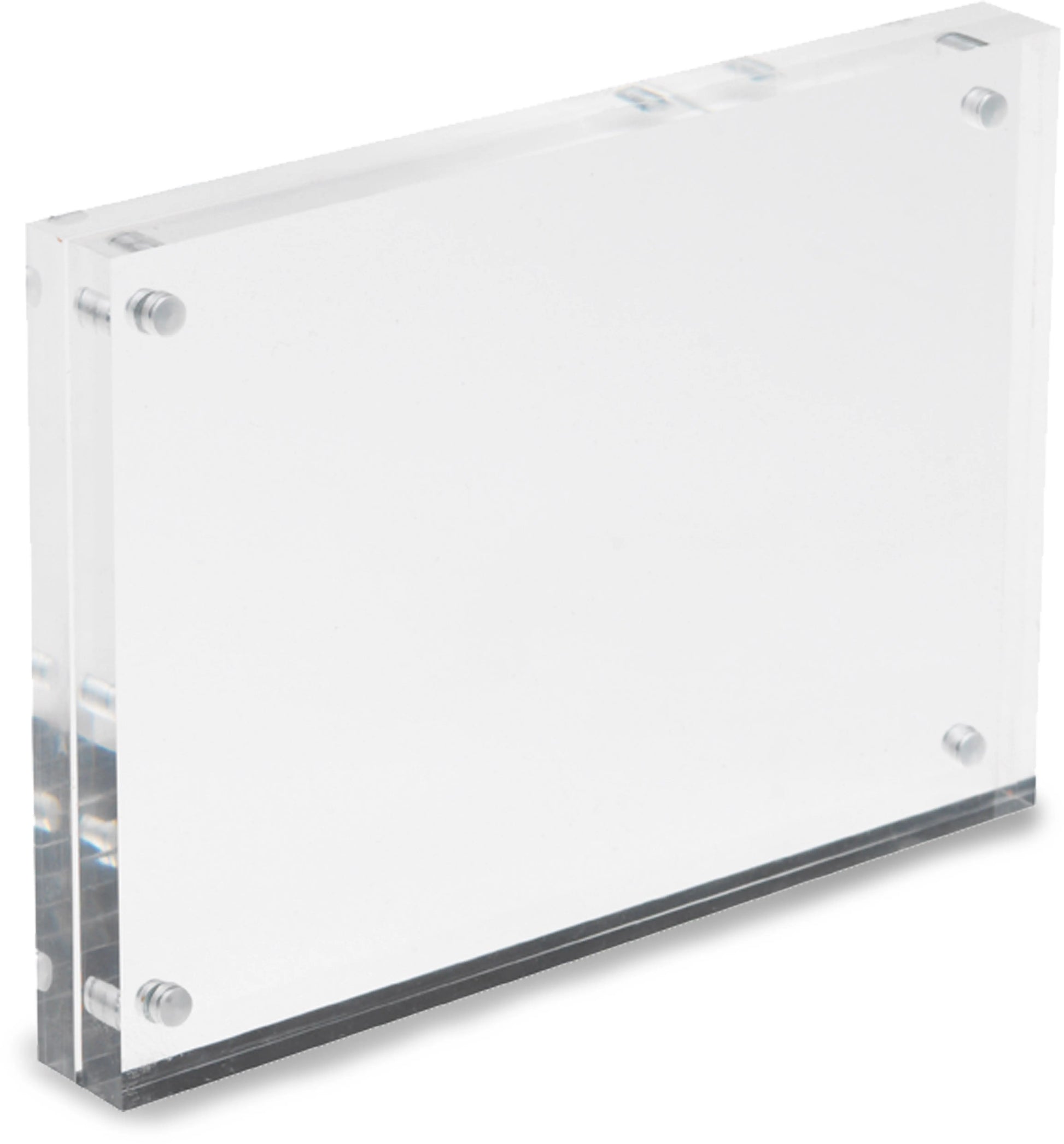 DEFLECTO Magnet. Acrylblock A6 MCHA611 transparent 2x7.5mm Idealshop