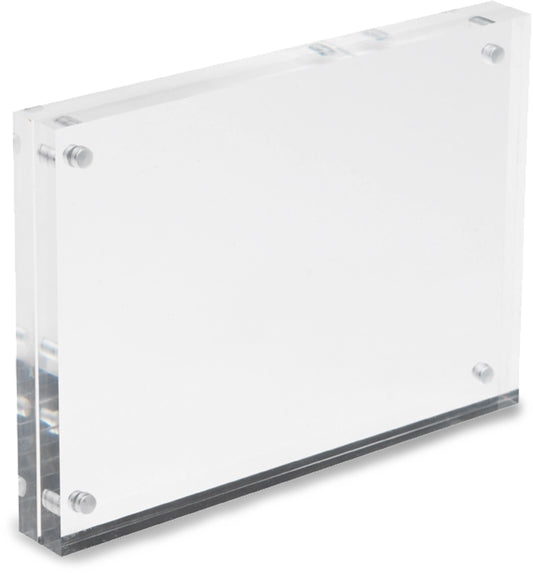 DEFLECTO Magnet. Acrylblock A6 MCHA611 transparent 2x7.5mm Idealshop