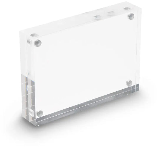 DEFLECTO Magnet. Acrylblock A6 MCHA61130 transparent 2x15mm Idealshop