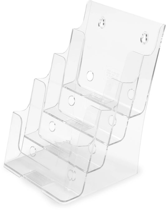 DEFLECTO Prospekthalter Docuholder A5 77901 hoch, 4 Fächer Idealshop