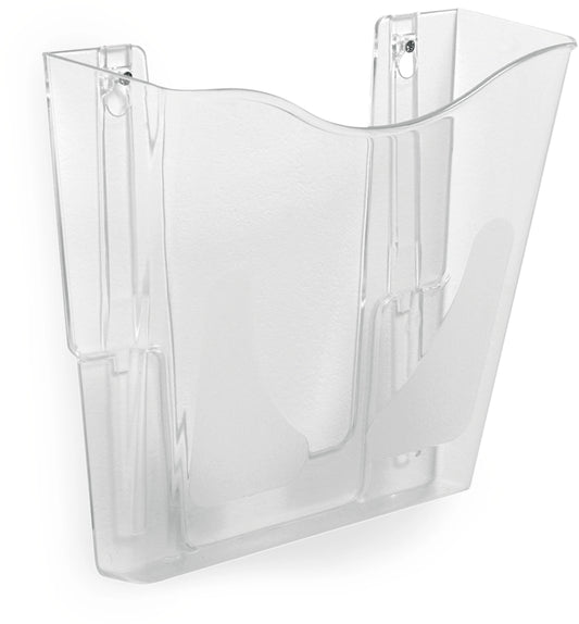 DEFLECTO Wandprospekthalter DocuPocket CP078YTCRY A4, hoch Idealshop