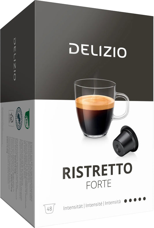 DELIZIO Kaffeekapseln 10168380 Ristretto 48 Stk. Idealshop