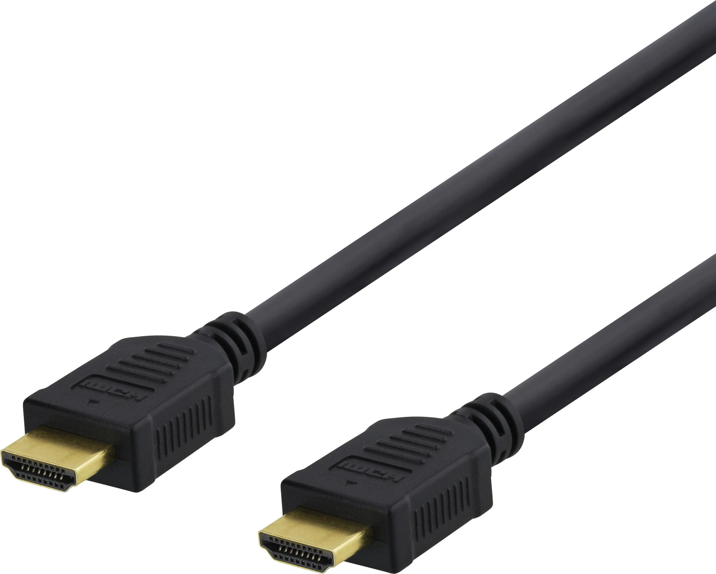 DELTACO HDMI cable Highspeed Premium HDMI-1015D w/Ethernet, 4K UHD,1.5m, Bl. Idealshop