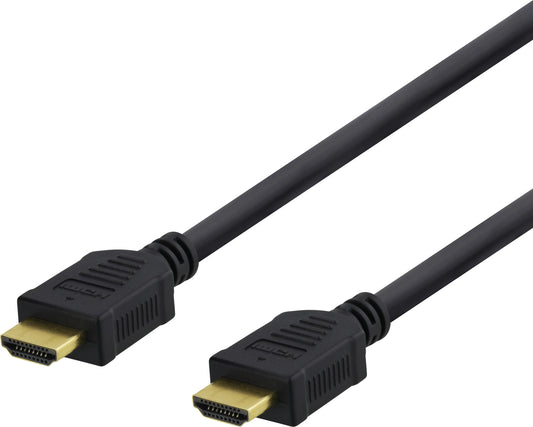 DELTACO HDMI cable Highspeed Premium HDMI-1015D w/Ethernet, 4K UHD,1.5m, Bl. Idealshop