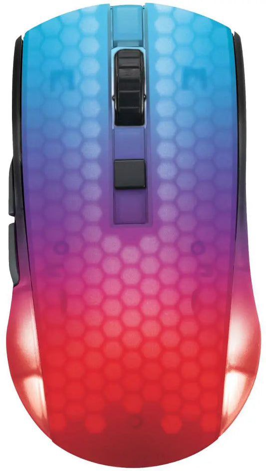DELTACO Lightweight Mouse Wirel.RGB GAM-145 Semi-Transparent,DM320,Black Idealshop