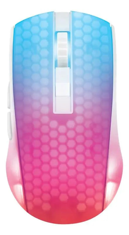 DELTACO Lightweight Mouse Wirel.RGB GAM-145-W Semi-Transparent, WM89,White Idealshop