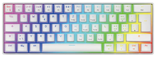 DELTACO Mechanical Keyboard DK470 GAM-175-W-CH Hot-Swap,KTT Switches,White Idealshop