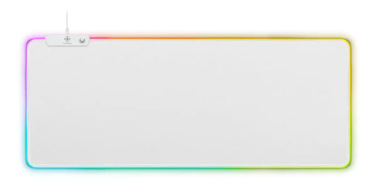 DELTACO RGB Gaming Mousepad GAM-079-W XL Wide, White Idealshop