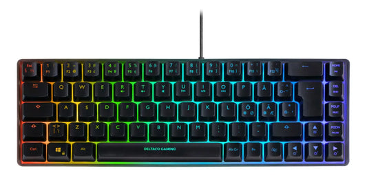 DELTACO TKL Gaming Keyboard membrane GAM-158-CH RGB CH-Layout Idealshop