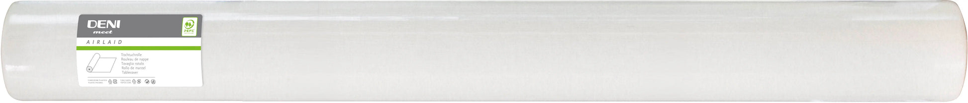 DENI Tischtuchrolle Airlaid 5190 120cmx50m weiss Idealshop