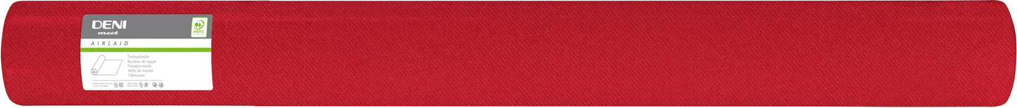 DENI Tischtuchrolle Airlaid 5191 120cmx50m rot Idealshop