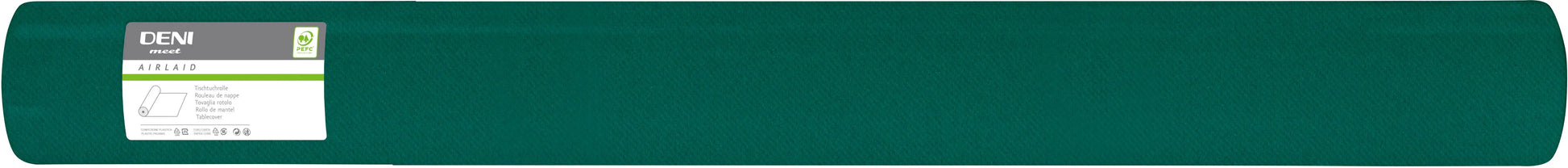 DENI Tischtuchrolle Airlaid 5195 120cmx50m tannengrün Idealshop