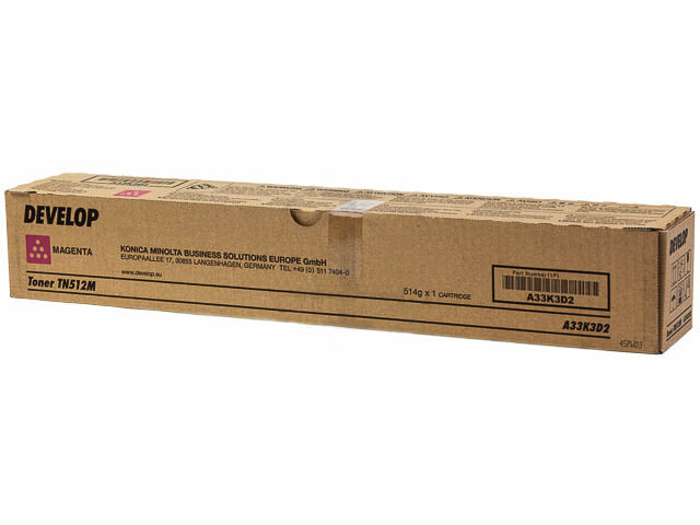 DEVELOP Toner magenta TN-512M Ineo +454 35'000 S. Idealshop