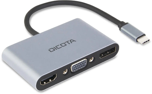 DICOTA Docking Station 5-in-1 USB-C D32064 4K HDMI/DP PD 100W portable Idealshop