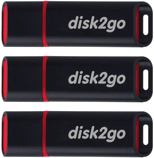 DISK2GO USB-Stick passion 2.0 8GB 30006495 USB 2.0 3 Pack Idealshop