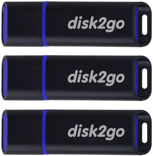 DISK2GO USB-Stick passion 32GB 30006500 USB 2.0 triple pack Idealshop