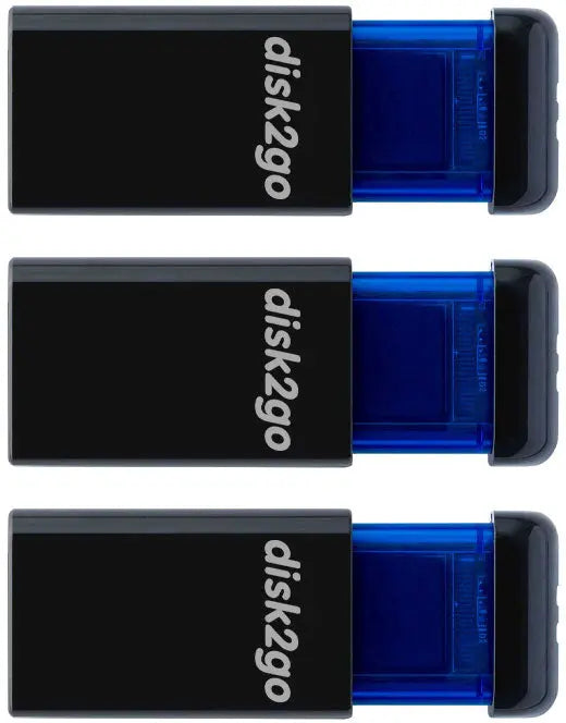 DISK2GO USB-Stick qlik edge 16GB 30006729 USB 2.0 triple pack Idealshop