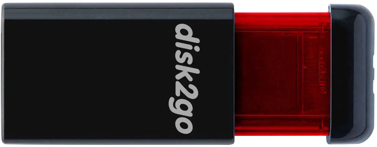 DISK2GO USB-Stick qlik edge 256GB 30006727 USB 3.1 red Idealshop
