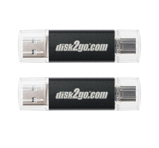 DISK2GO USB-Stick switch 64GB 30006595 Type-C/Type-A 3.0 double pack Idealshop