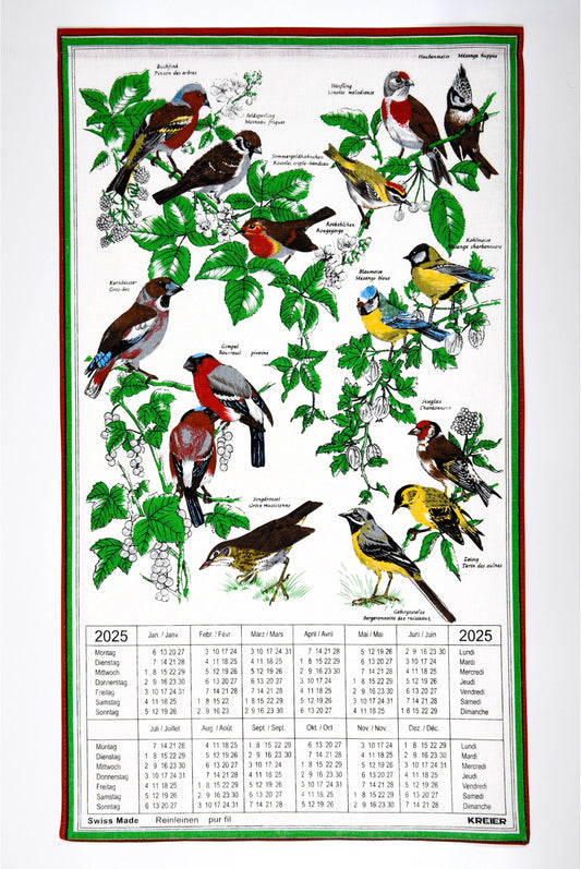 DOERIG    Vögel, Reinleinen         2025 Idealshop