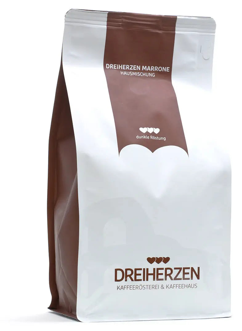 DREIHERZEN Bohnenkaffee 1kg 10074 Marrone Idealshop
